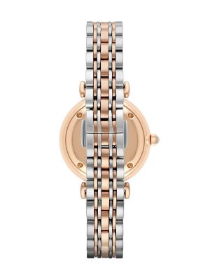 Emporio Armani Women’s Retro Two-Tone Stainless Steel Quartz Watch AR1926